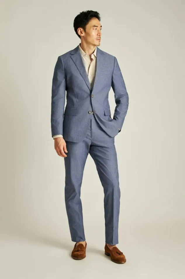 Men Portuguese Stretch Chambray Suit Jacket Navy Chambray Bonobos Blazers and Sport Coats Men Portuguese Stretch Chambray Suit Jacket Navy Chambray Bonobos Blazers and Sport Coats