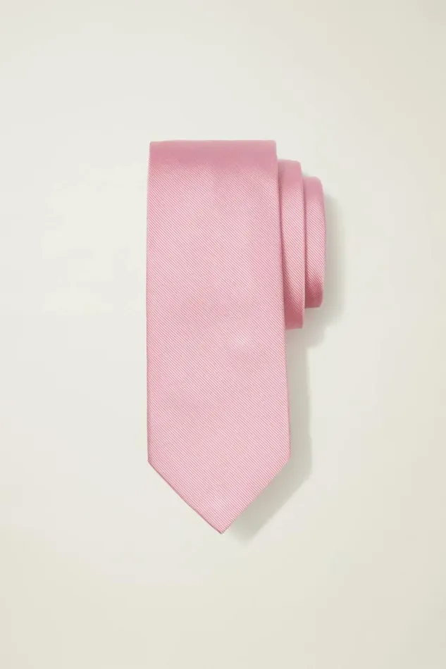 Men Premium Necktie Pink Jacquard Bonobos Ties and Pocket Squares