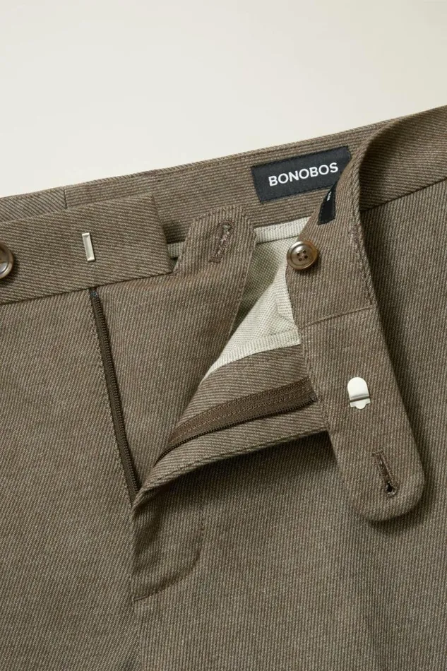 Men Primo Chino Brown Twill Bonobos Chinos