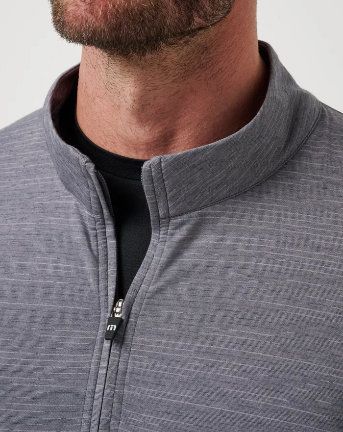 Men Quarter Zips TravisMathew THE HEATER QUARTER ZIP Sleetquiet Shade