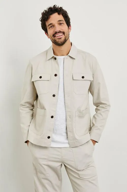 Men Rails Jackets and Coats Franklin Jacket Oat Railroad Dobby