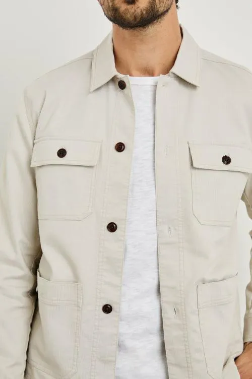 Men Rails Jackets and Coats Franklin Jacket Oat Railroad Dobby