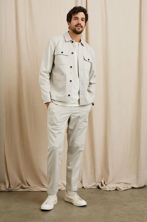 Men Rails Jackets and Coats Franklin Jacket Oat Railroad Dobby