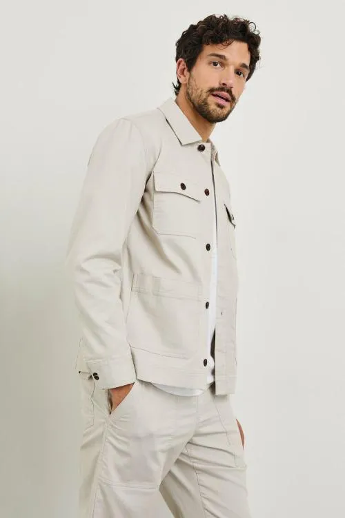 Men Rails Jackets and Coats Franklin Jacket Oat Railroad Dobby