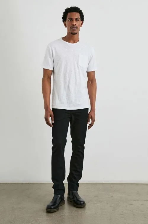 Men Rails Pants Clayton Slim Straight Dark Black Men Rails Pants Clayton Slim Straight Dark Black