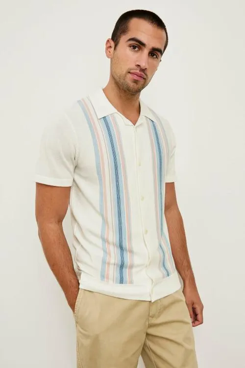 Men Rails Shirts Silas Shirt Sky Pink Multi