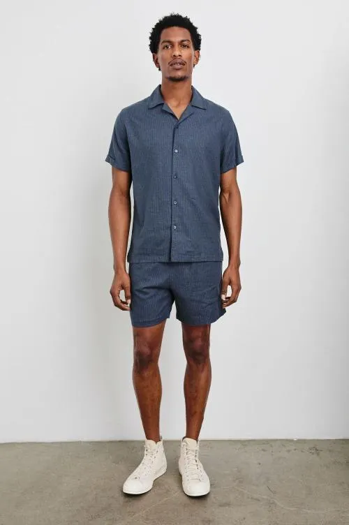 Men Rails Shorts and Swim Aries Short Navy Cedar Vertical Men Rails Shorts and Swim Aries Short Navy Cedar Vertical