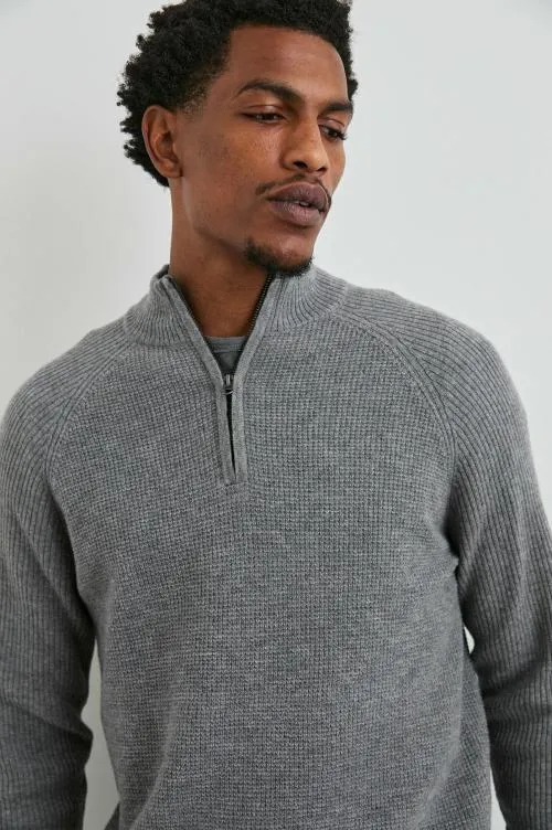 Men Rails Sweaters Stark Quarter Zip Finch Men Rails Sweaters Stark Quarter Zip Finch