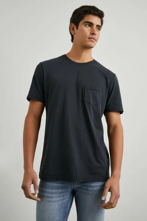 Men Rails TShirts and Polos Johnny Tshirt Carbon