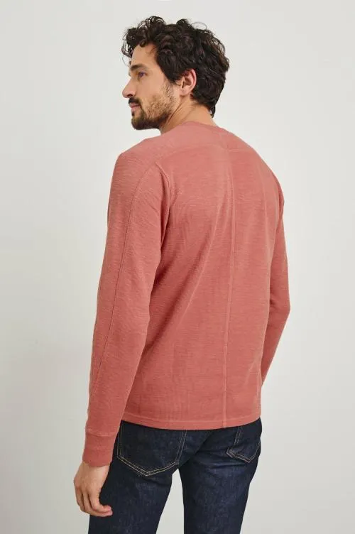 Men Rails TShirts and Polos Rheese Thermal Red Brick Men Rails TShirts and Polos Rheese Thermal Red Brick
