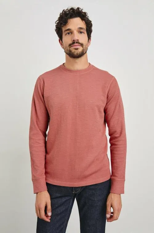 Men Rails TShirts and Polos Rheese Thermal Red Brick Men Rails TShirts and Polos Rheese Thermal Red Brick