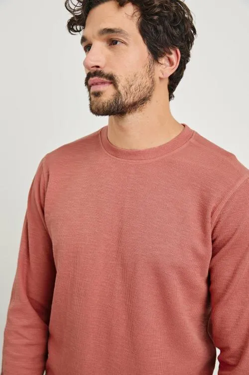 Men Rails TShirts and Polos Rheese Thermal Red Brick Men Rails TShirts and Polos Rheese Thermal Red Brick