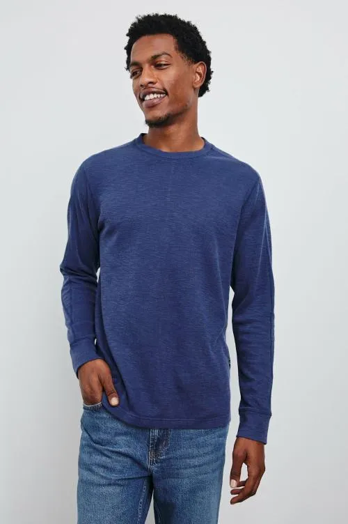 Men Rails TShirts and Polos Rheese Thermal Vintage Indigo