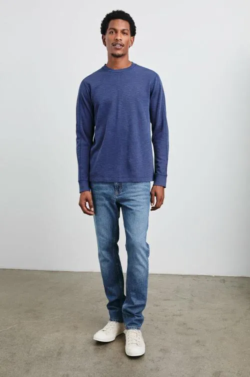 Men Rails TShirts and Polos Rheese Thermal Vintage Indigo