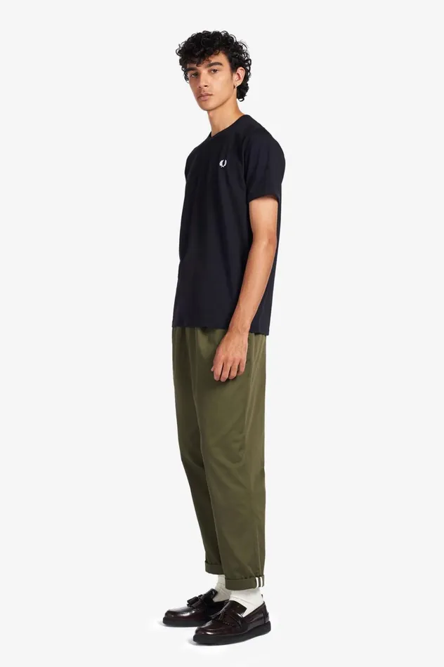 Men Ringer TShirt Navy Fred Perry TShirts