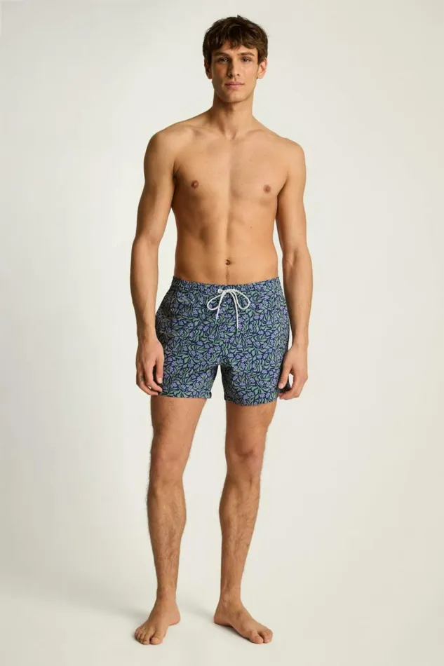 Men Riviera Recycled Swim Trunks Floral Vibes Bonobos Swim Trunks