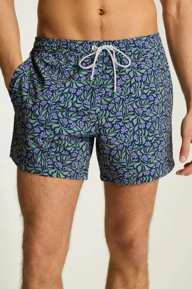Men Riviera Recycled Swim Trunks Floral Vibes Bonobos Swim Trunks