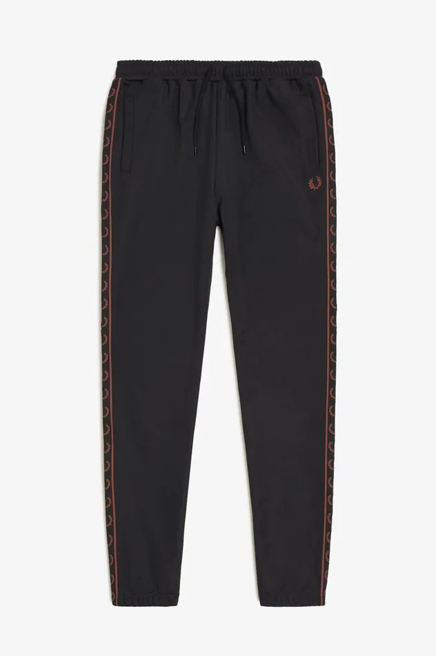 Men Seasonal Taped Track Pants Blackwhisky Brown Fred Perry Trousers