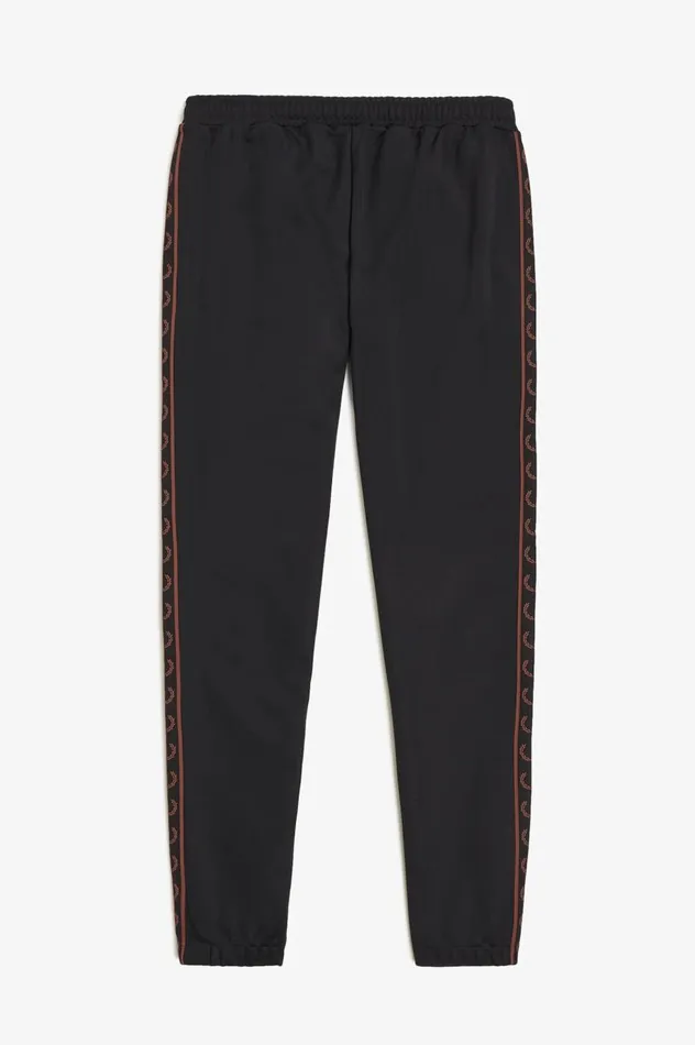 Men Seasonal Taped Track Pants Blackwhisky Brown Fred Perry Trousers