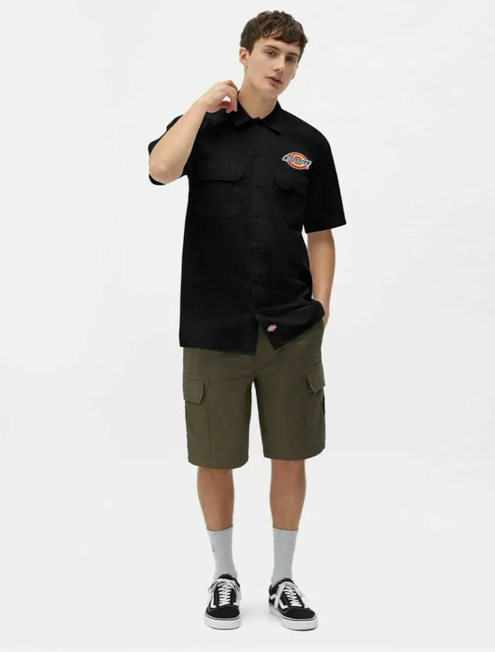 Men Shirts Dickies Clintondale Shirt Black