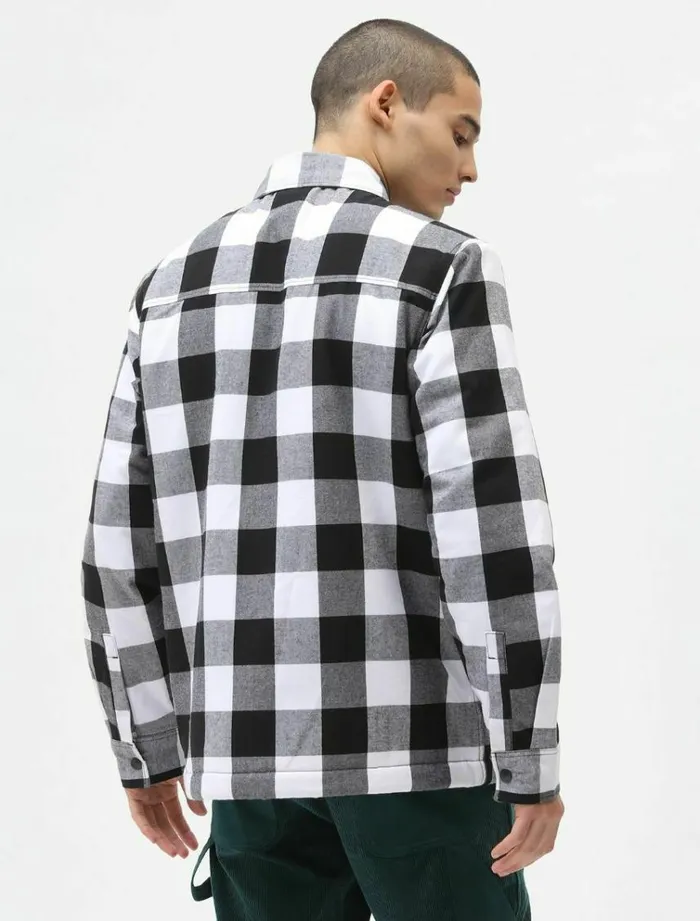 Men Shirts Dickies Sherpa Lined Sacramento Shirt Black