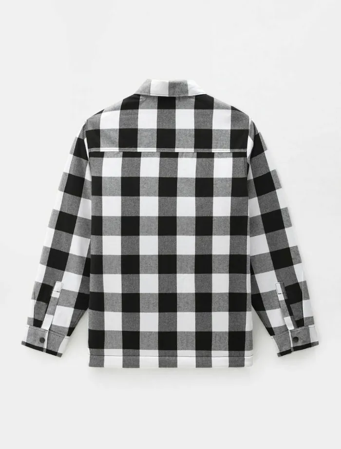 Men Shirts Dickies Sherpa Lined Sacramento Shirt Black