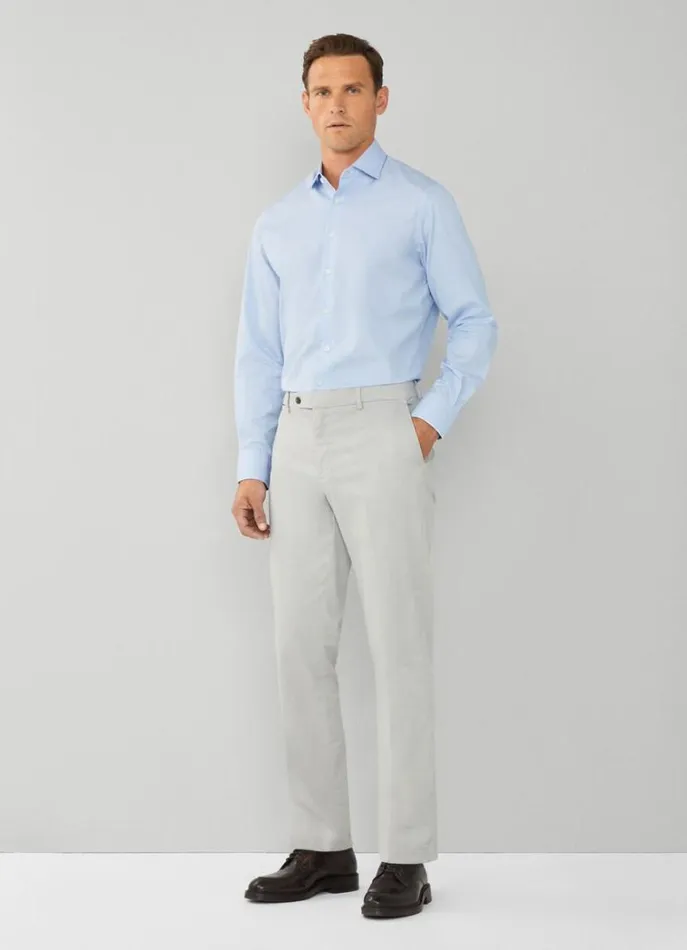 Men Shirts Hackett London Classic Fit Striped Magic Shirt Bluewhite