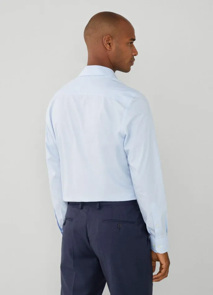 Men Shirts Hackett London Classic Fit Striped Shirt Blue