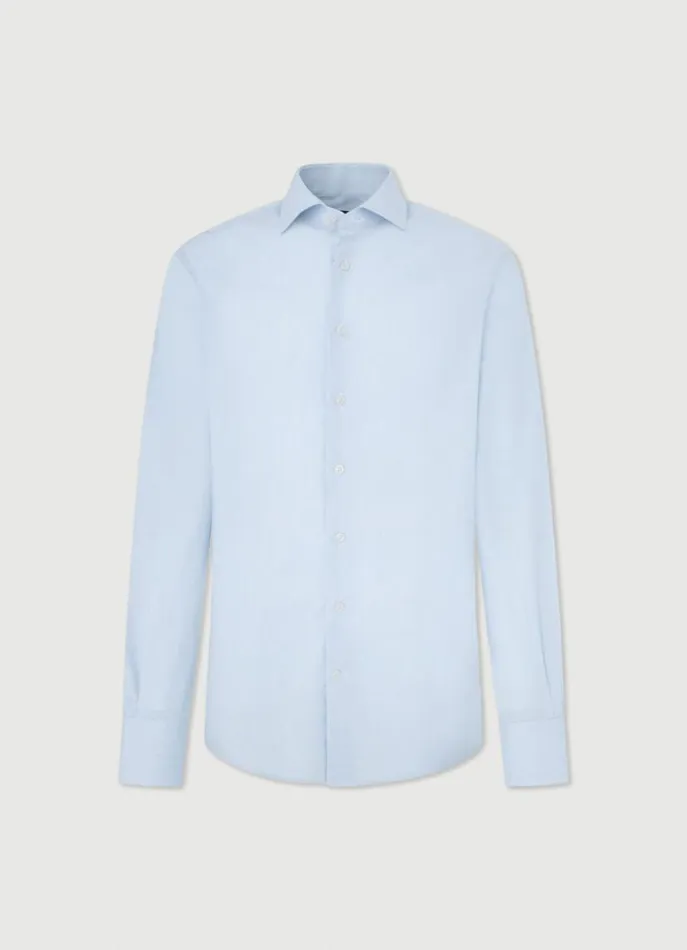 Men Shirts Hackett London Classic Fit Striped Shirt Blue