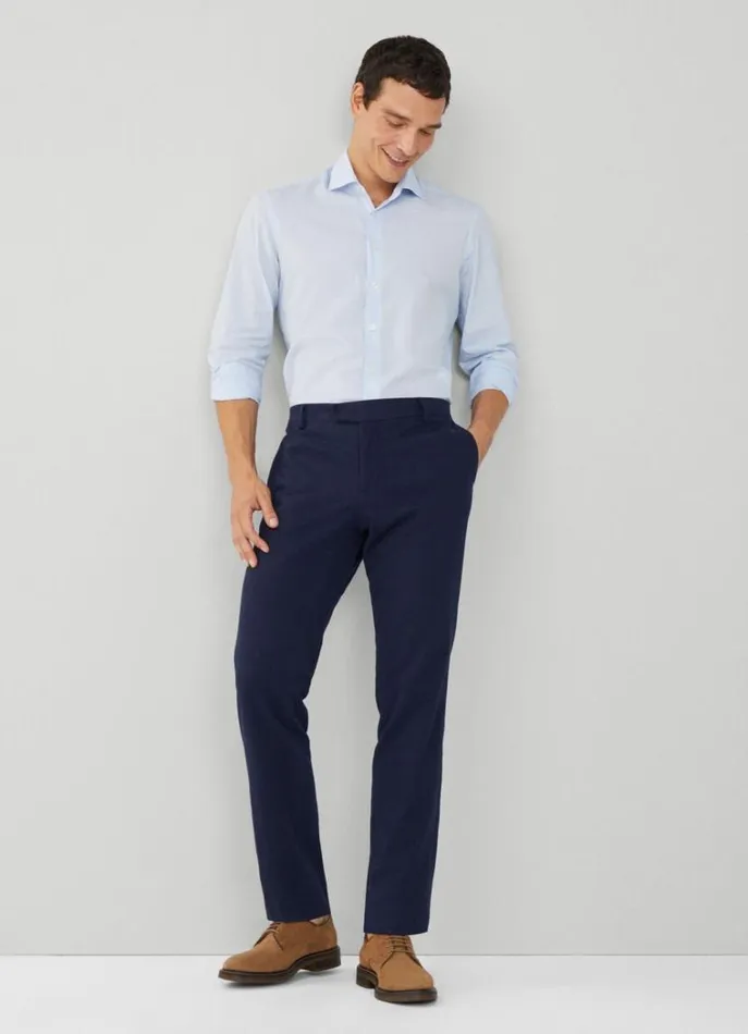 Men Shirts Hackett London Slim Fit Fine Stripe Shirt Bluewhite
