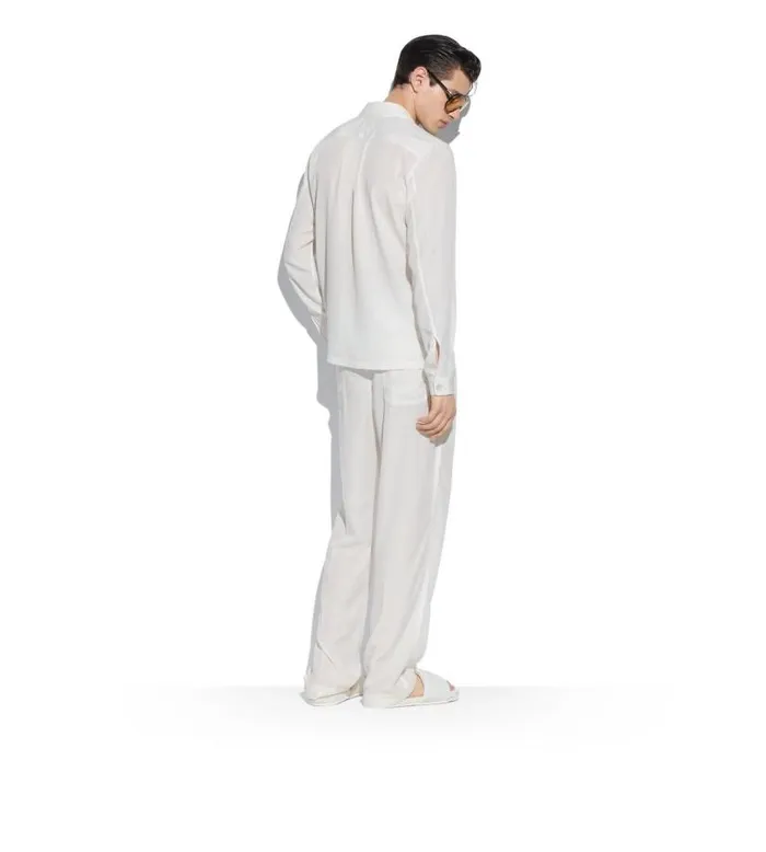 Men Shirts Tom Ford Lightweight Lyocell Overshirt Men Shirts Tom Ford Lightweight Lyocell Overshirt
