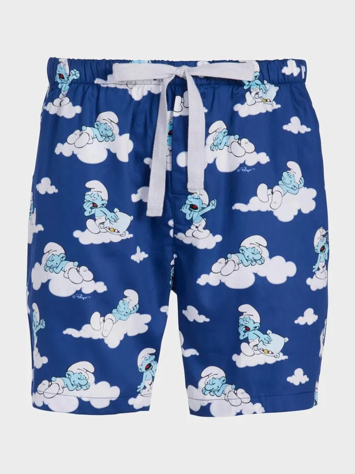 Men Sleepy Smurf Mid Short Multi Peter Alexander Shorts