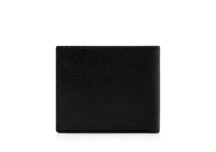 Men Small Leather Goods Tom Ford Grain Leather Bifold Wallet Black Men Small Leather Goods Tom Ford Grain Leather Bifold Wallet Black