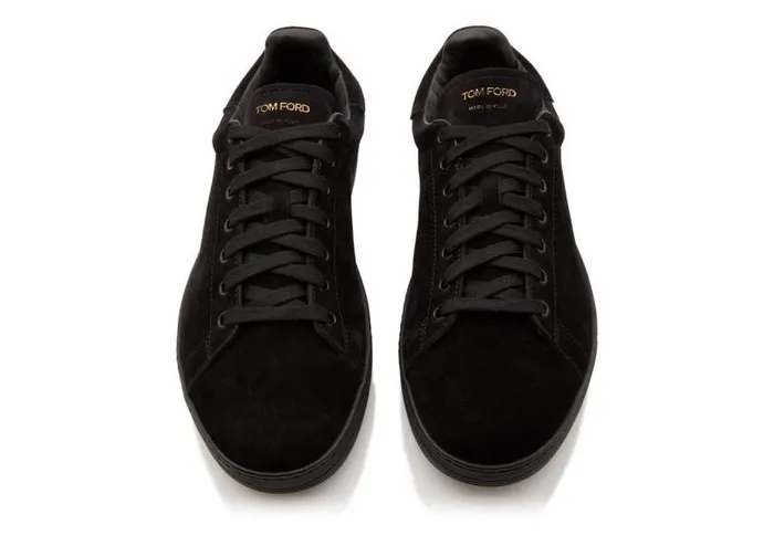 Men Sneakers Tom Ford Warwick Black Sole Suede Sneaker Black Men Sneakers Tom Ford Warwick Black Sole Suede Sneaker Black