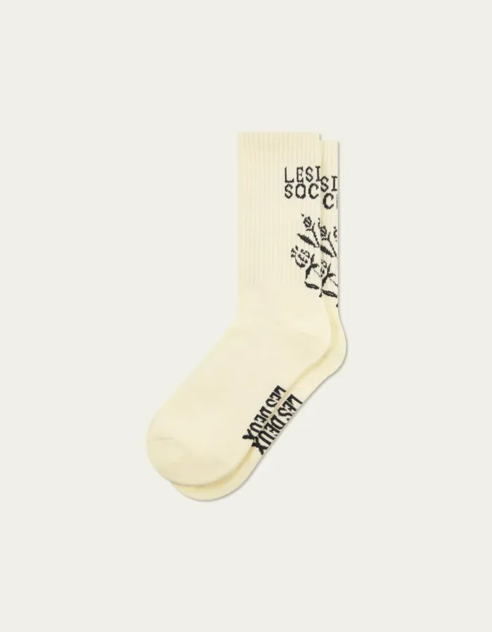 Men Society Socks 8211 2Pack 8211 Ivory Les Deux Underwear