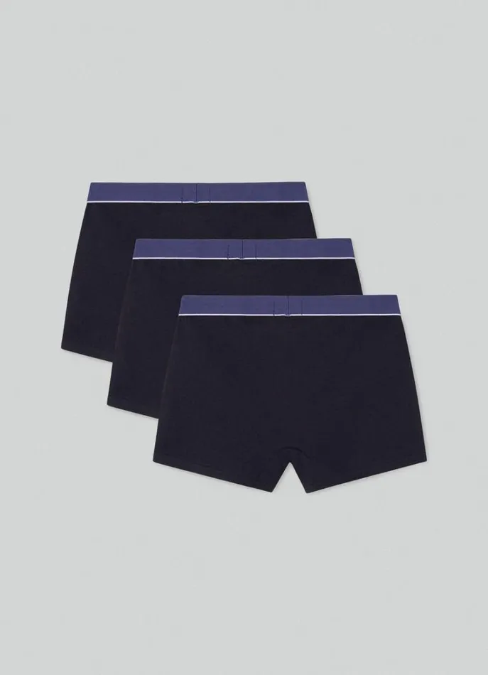 Men Socks and Underwear Hackett London 3Pack Trunk Boxers Black