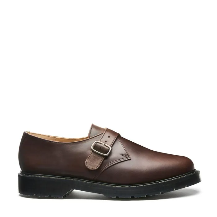 Men Solovair Monk Shoes Gaucho Crazy Horse Monk Shoe