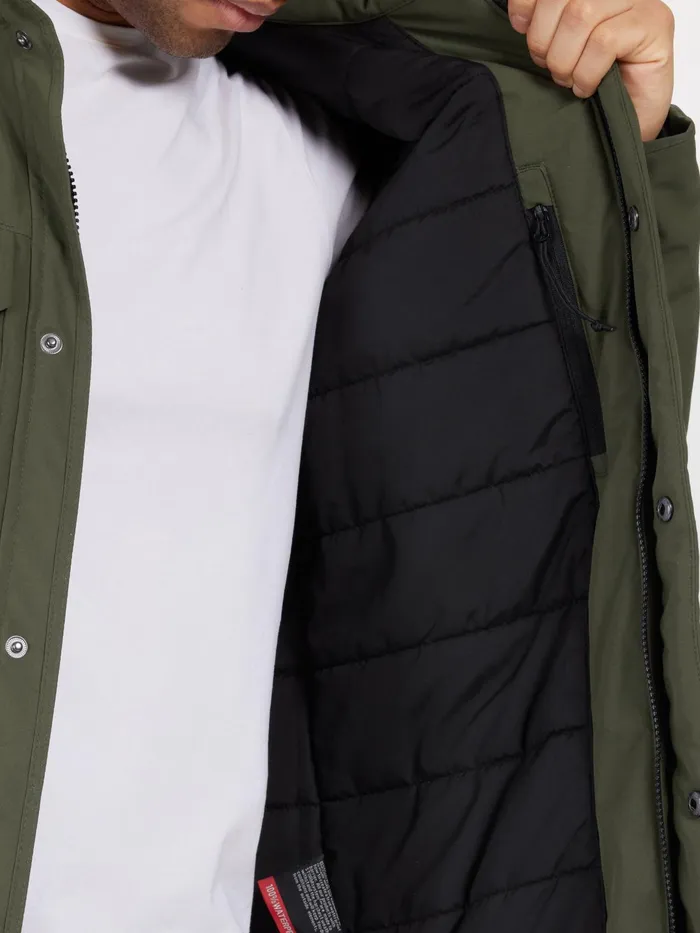 Men Stefan Jacket Deep Green Didriksons Autumn Jackets