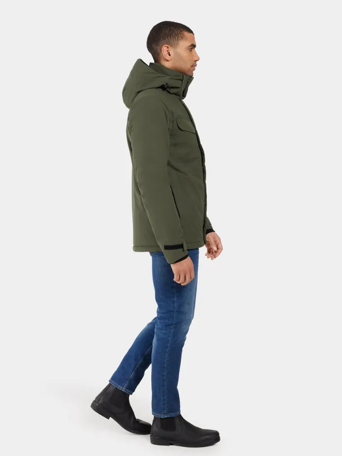 Men Stefan Jacket Deep Green Didriksons Autumn Jackets