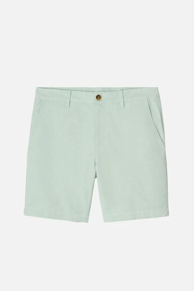Men Stretch Lightweight Chino Shorts Green Oxford Bonobos Chino Shorts