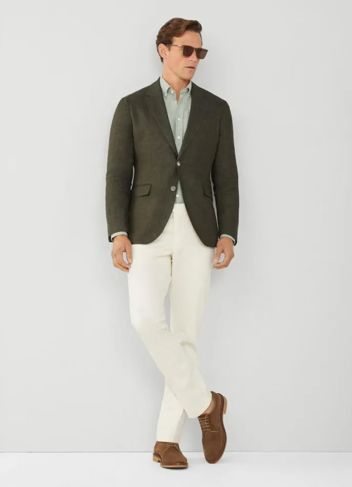 Men Sunglasses Hackett London Square Sunglasses Khakigreen