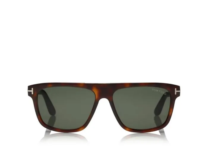 Men SUNGLASSES Tom Ford Cecilio Sunglasses Dark Havana