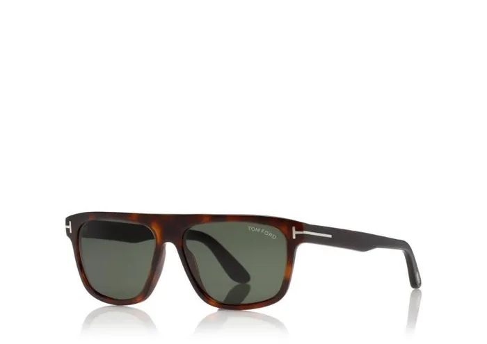 Men SUNGLASSES Tom Ford Cecilio Sunglasses Dark Havana