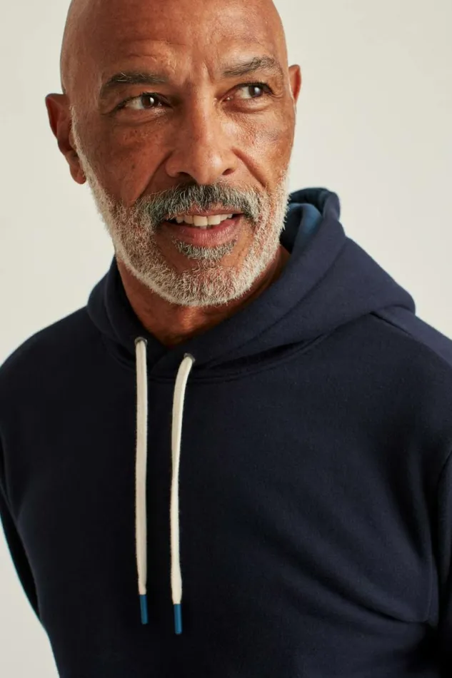 Men Supersoft Fleece Hoodie Midnight Moth Bonobos Sweatshirts and Fleece