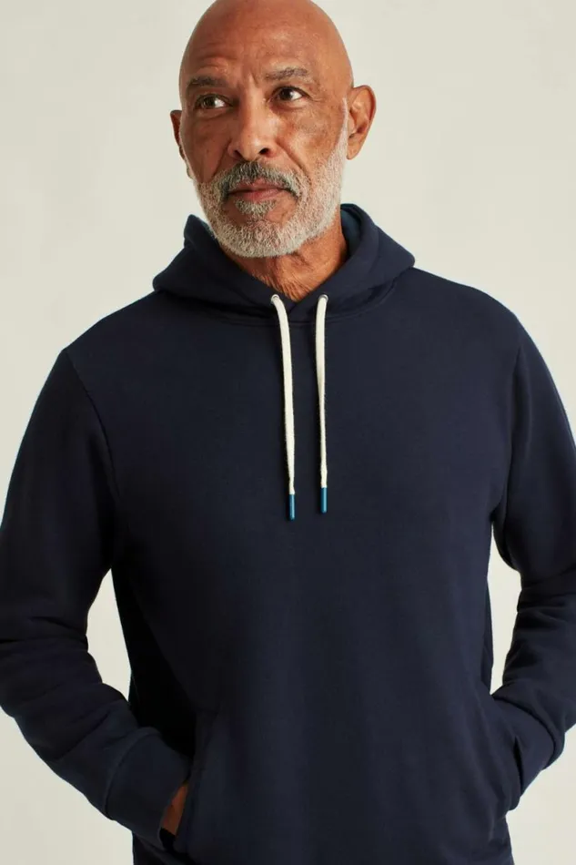 Men Supersoft Fleece Hoodie Midnight Moth Bonobos Sweatshirts and Fleece