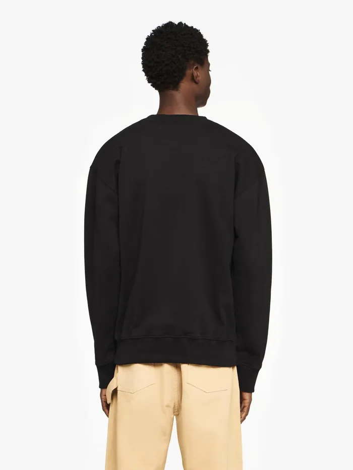 Men Sweatshirts and Hoodies JW Anderson LOGO EMBROIDERY SWEATSHIRT Black Men Sweatshirts and Hoodies JW Anderson LOGO EMBROIDERY SWEATSHIRT Black