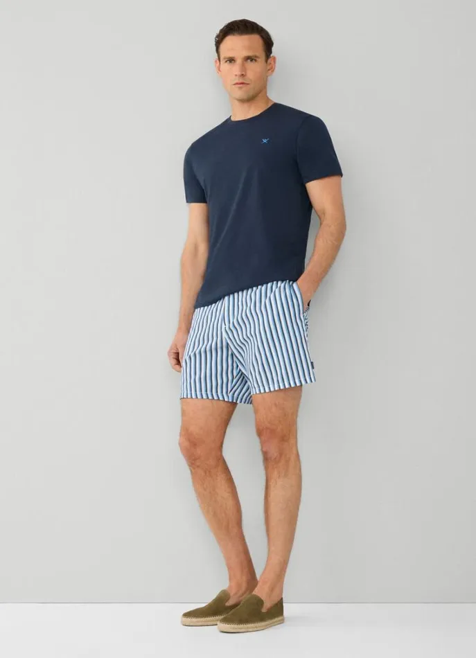 Men Swimwear Hackett London Striped Swim Shorts Navy
