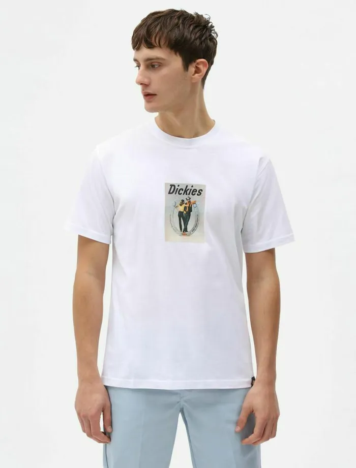 Men TShirts Dickies Baudette TShirt White