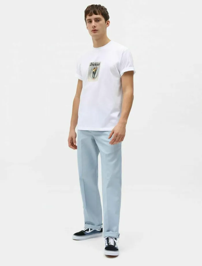 Men TShirts Dickies Baudette TShirt White
