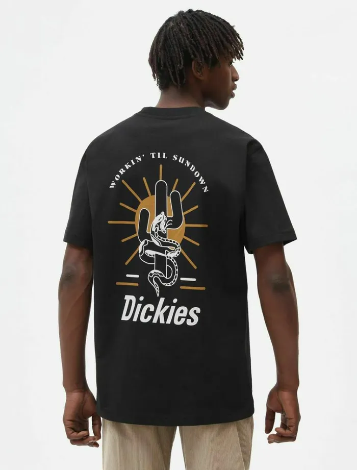 Men TShirts Dickies Bettles TShirt Black